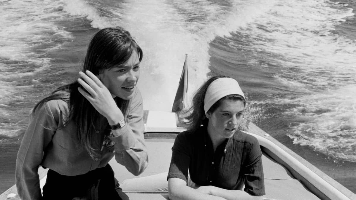 Françoise Hardy et Sheila en 1965