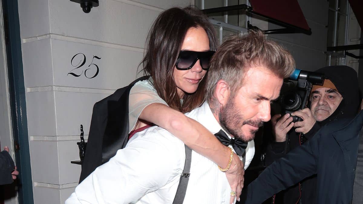 Victoria et David Beckham en avril 2024
